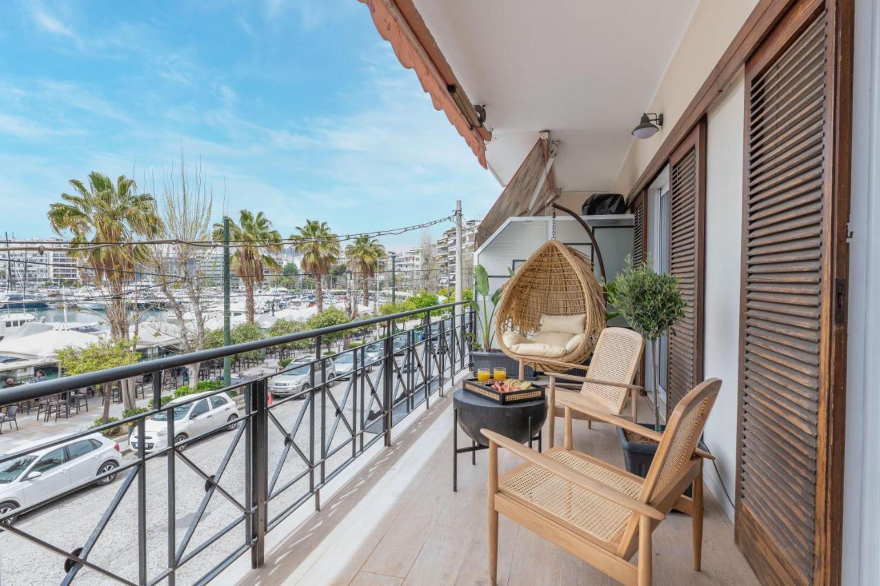 Apartament Minimal Retreat W/ Watercoloured Sunset View Pireus Zewnętrze zdjęcie